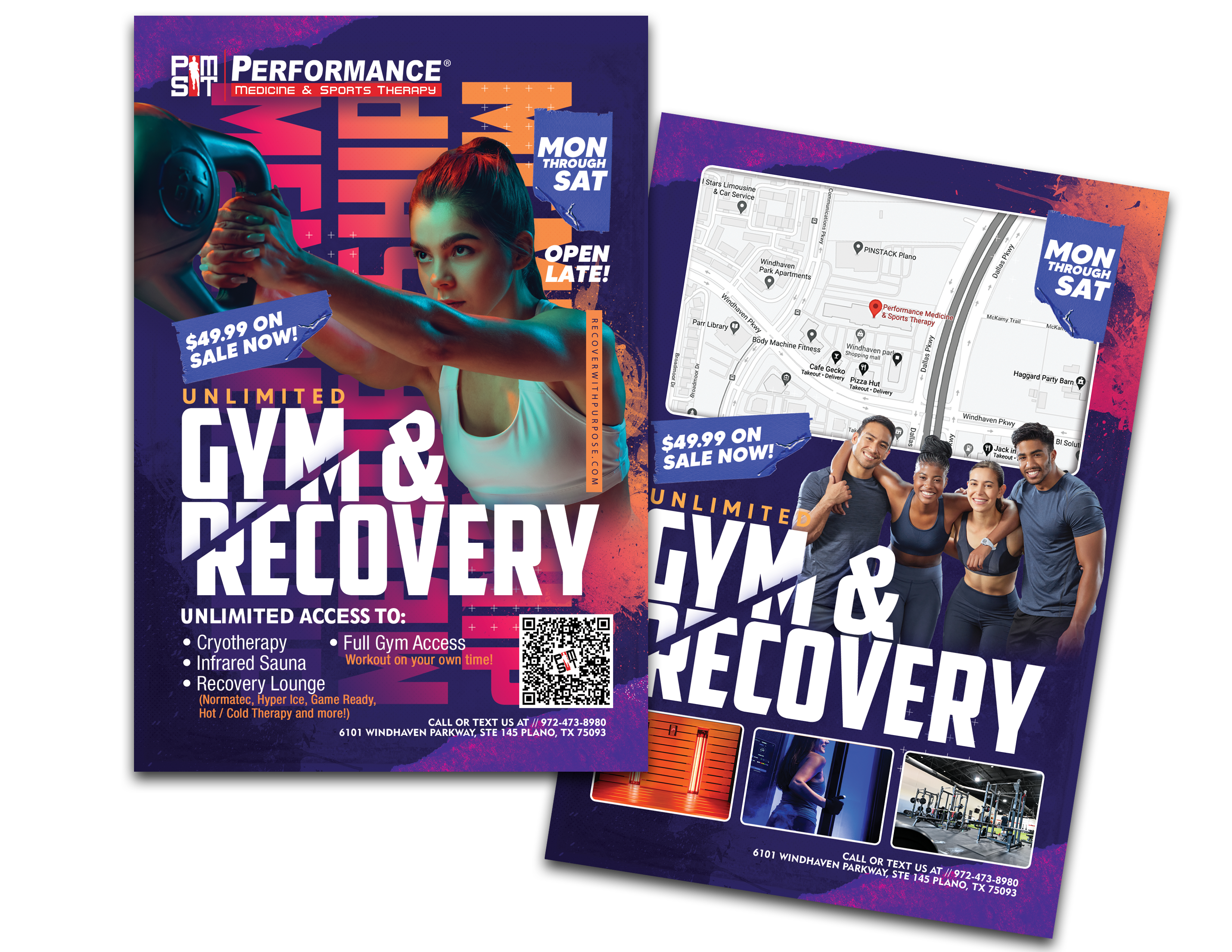 PMST Gym & Recovery Flyers 2026